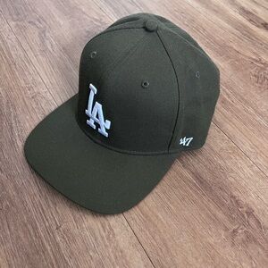 47 LA Green Adjustable Strap Cap